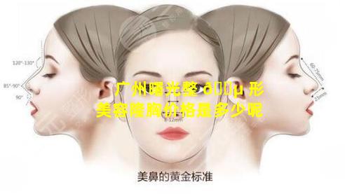 广州曙光整 🌵 形美容隆胸价格是多少呢